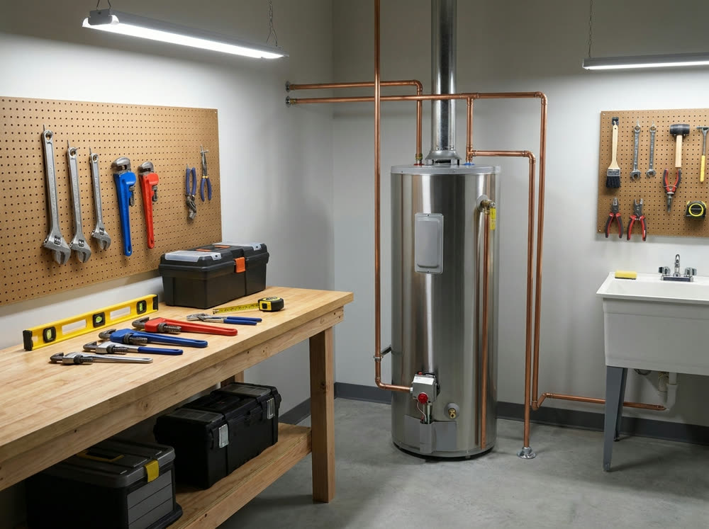 Water heater installation